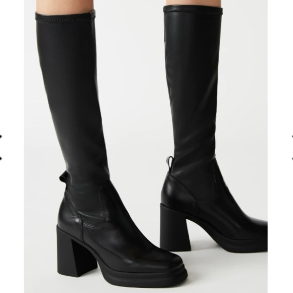NIB Steve Madden Zenovia Black Knee High Boots